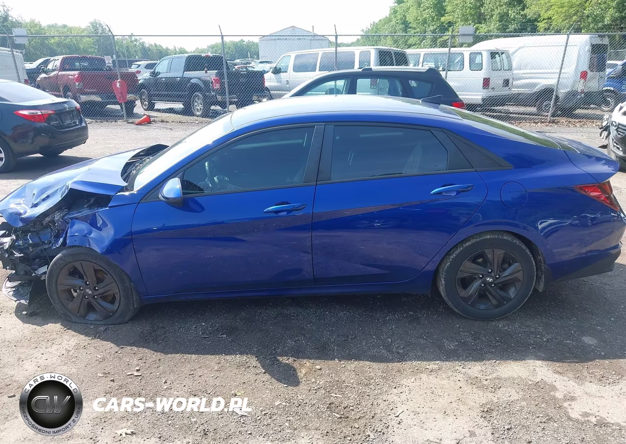 2022 Hyundai Elantra Sel VIN:5NPLS4AG0NH079318 - 14
