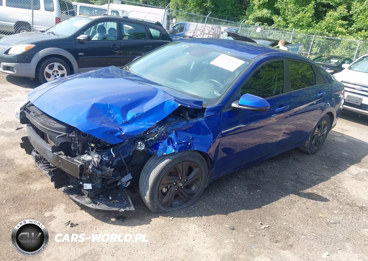 2022 Hyundai Elantra Sel VIN:5NPLS4AG0NH079318 - 2