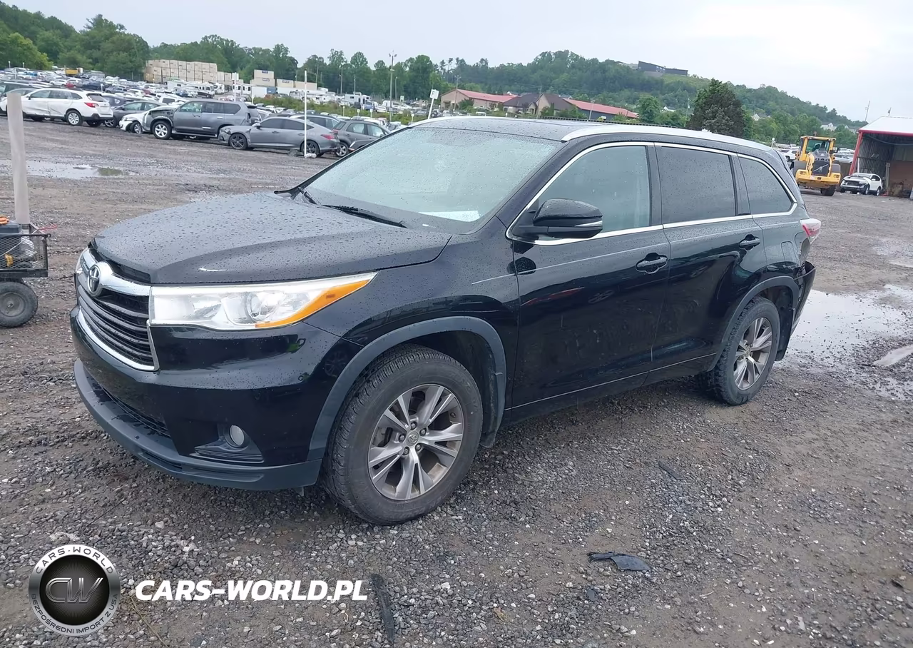 2014 Toyota Highlander Xle V6 VIN:5TDJKRFH3ES012647 - 2