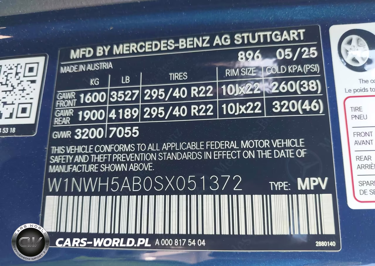 2025 Mercedes-Benz Amg G 63 VIN:W1NWH5AB0SX051372 - 9