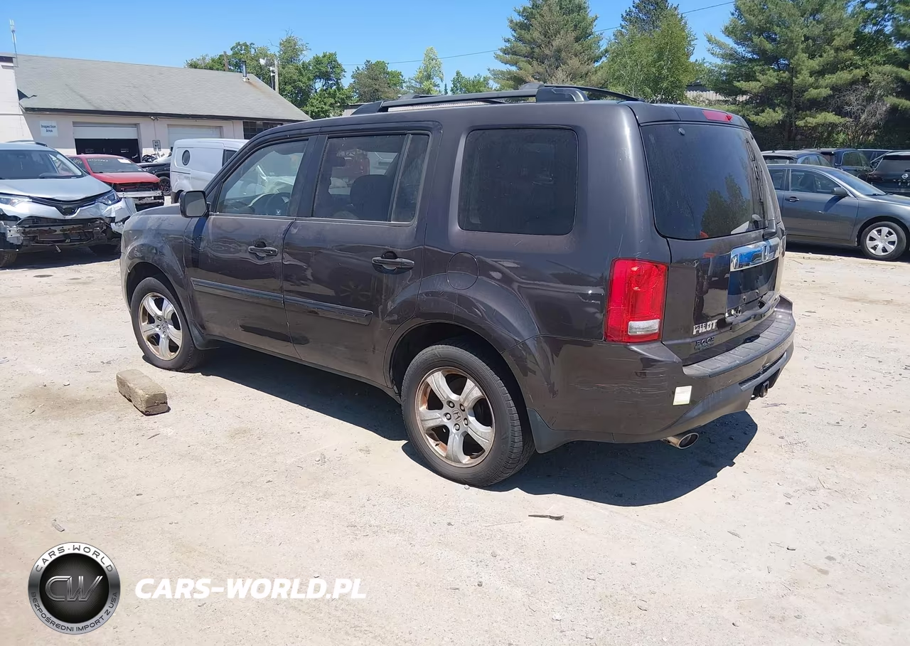 2012 Honda Pilot Ex-L VIN:5FNYF4H55CB056093 - 3