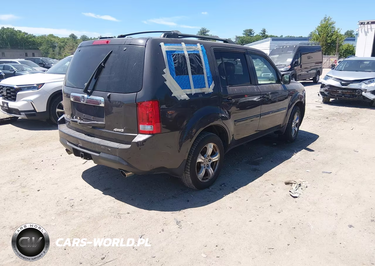 2012 Honda Pilot Ex-L VIN:5FNYF4H55CB056093 - 4