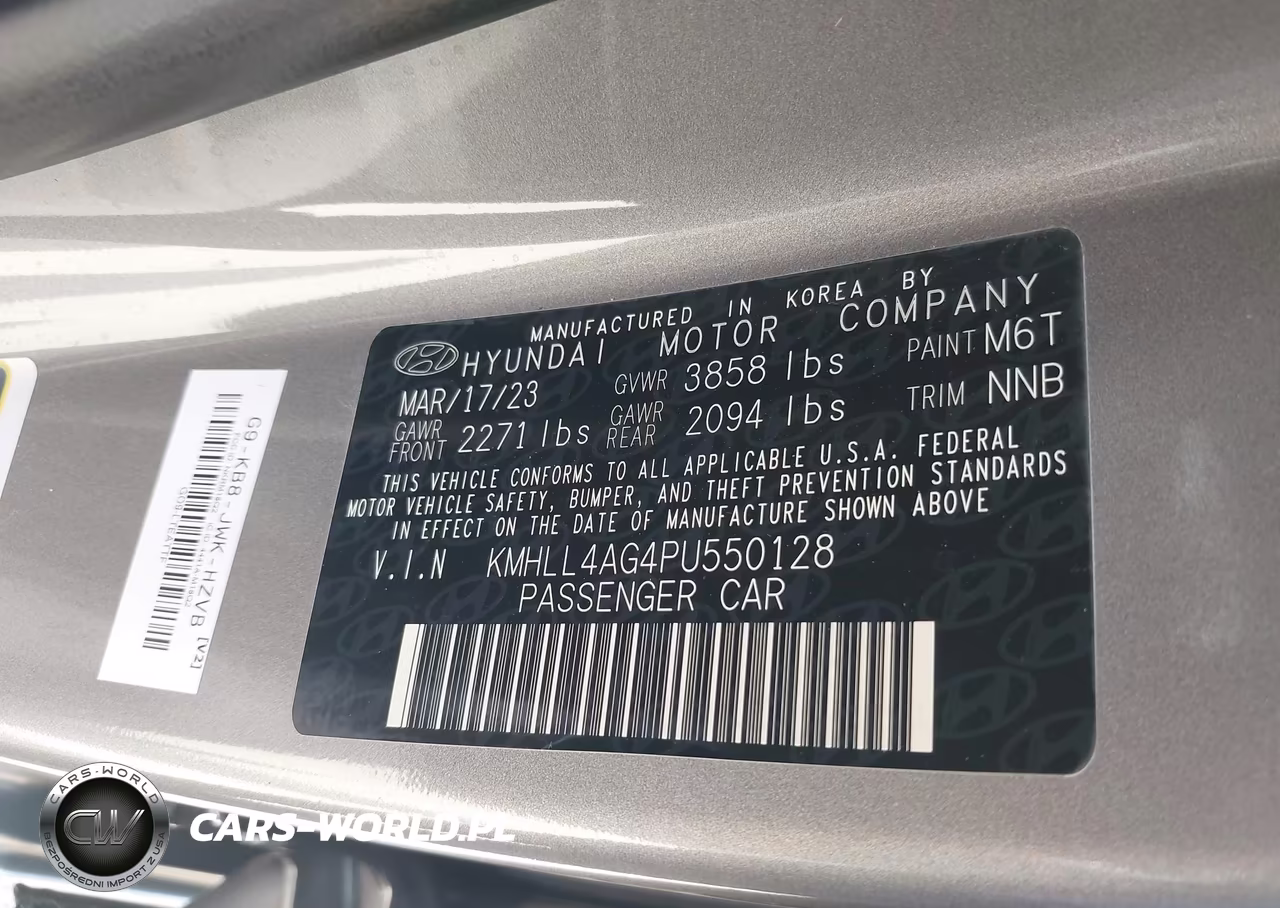 2023 Hyundai Elantra Se VIN:KMHLL4AG4PU550128 - 9