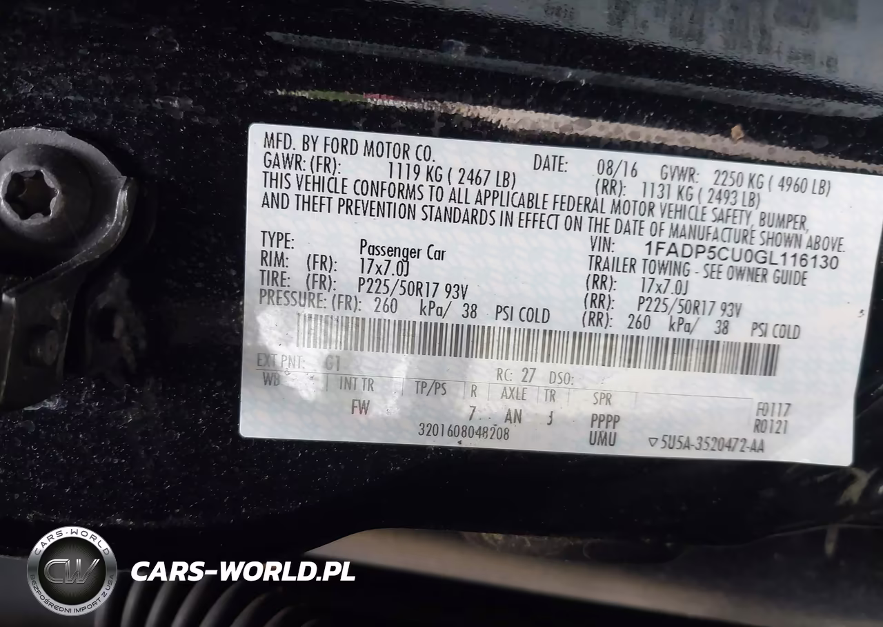 2016 Ford C-Max Energi Sel VIN:1FADP5CU0GL116130 - 9
