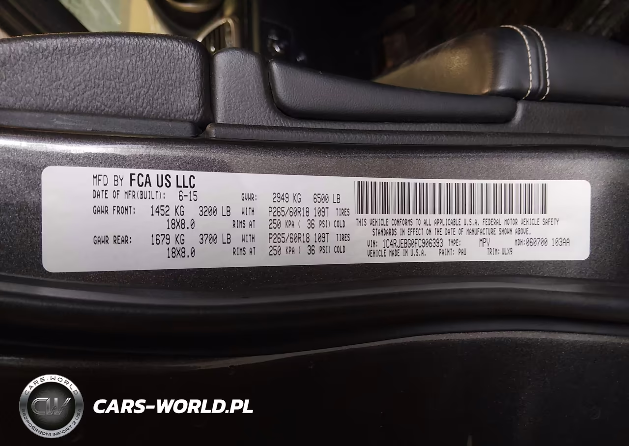 2015 Jeep Grand Cherokee Limited VIN:1C4RJEBG0FC906393 - 9