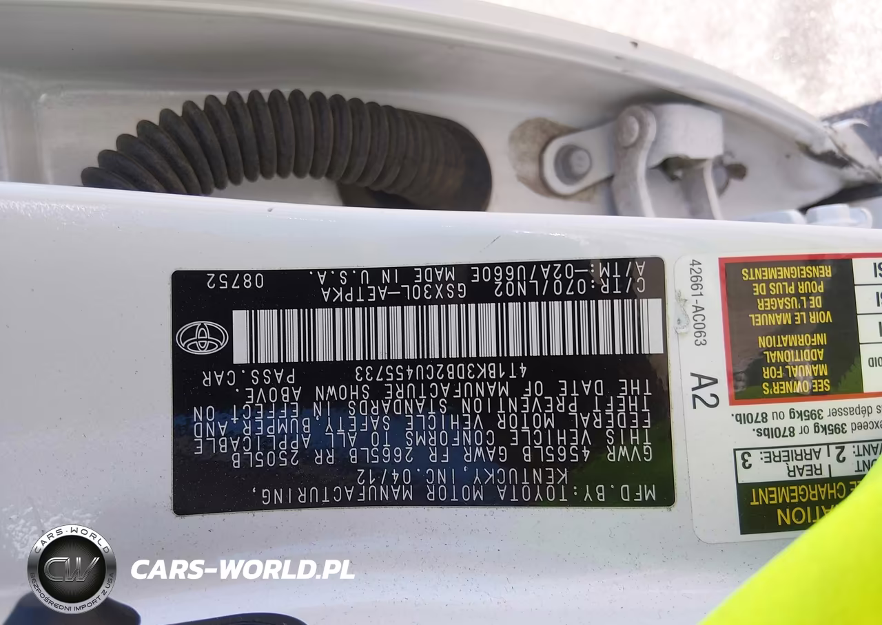 2012 Toyota Avalon Limited VIN:4T1BK3DB2CU455733 - 9