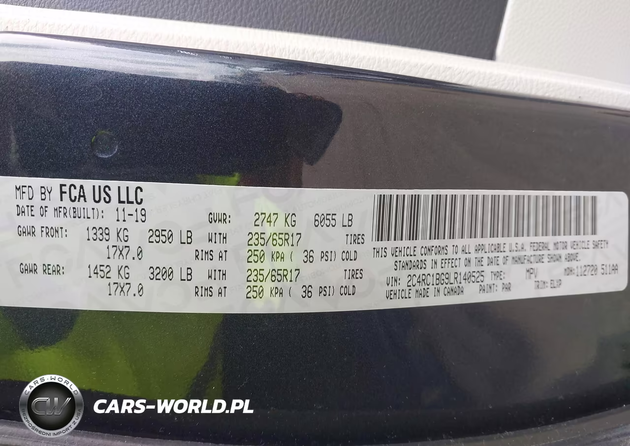 2020 Chrysler Pacifica Touring L VIN:2C4RC1BG9LR140525 - 9