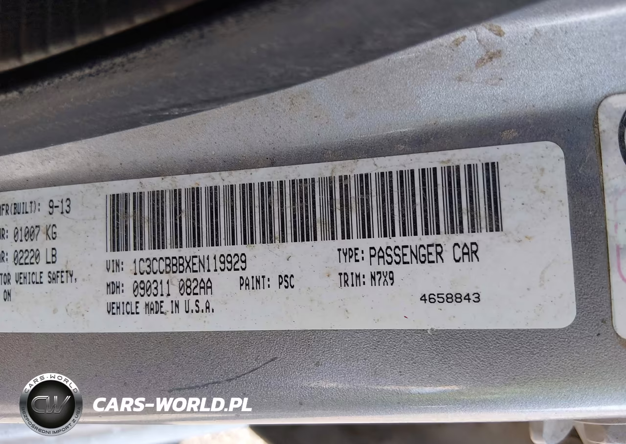 2014 Chrysler 200 Touring VIN:1C3CCBBBXEN119929 - 9