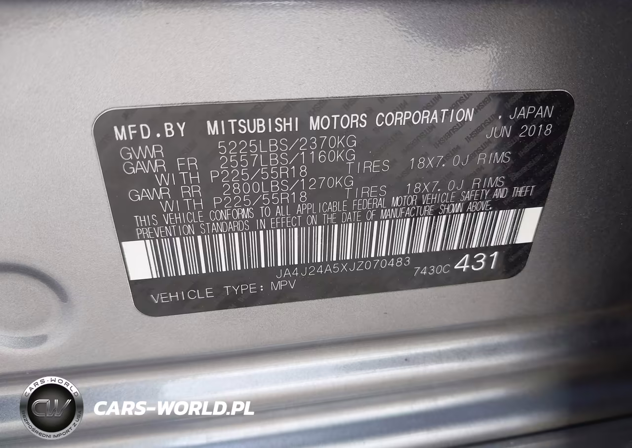 2018 Mitsubishi Outlander Phev Gt-Sel VIN:JA4J24A5XJZ070483 - 9
