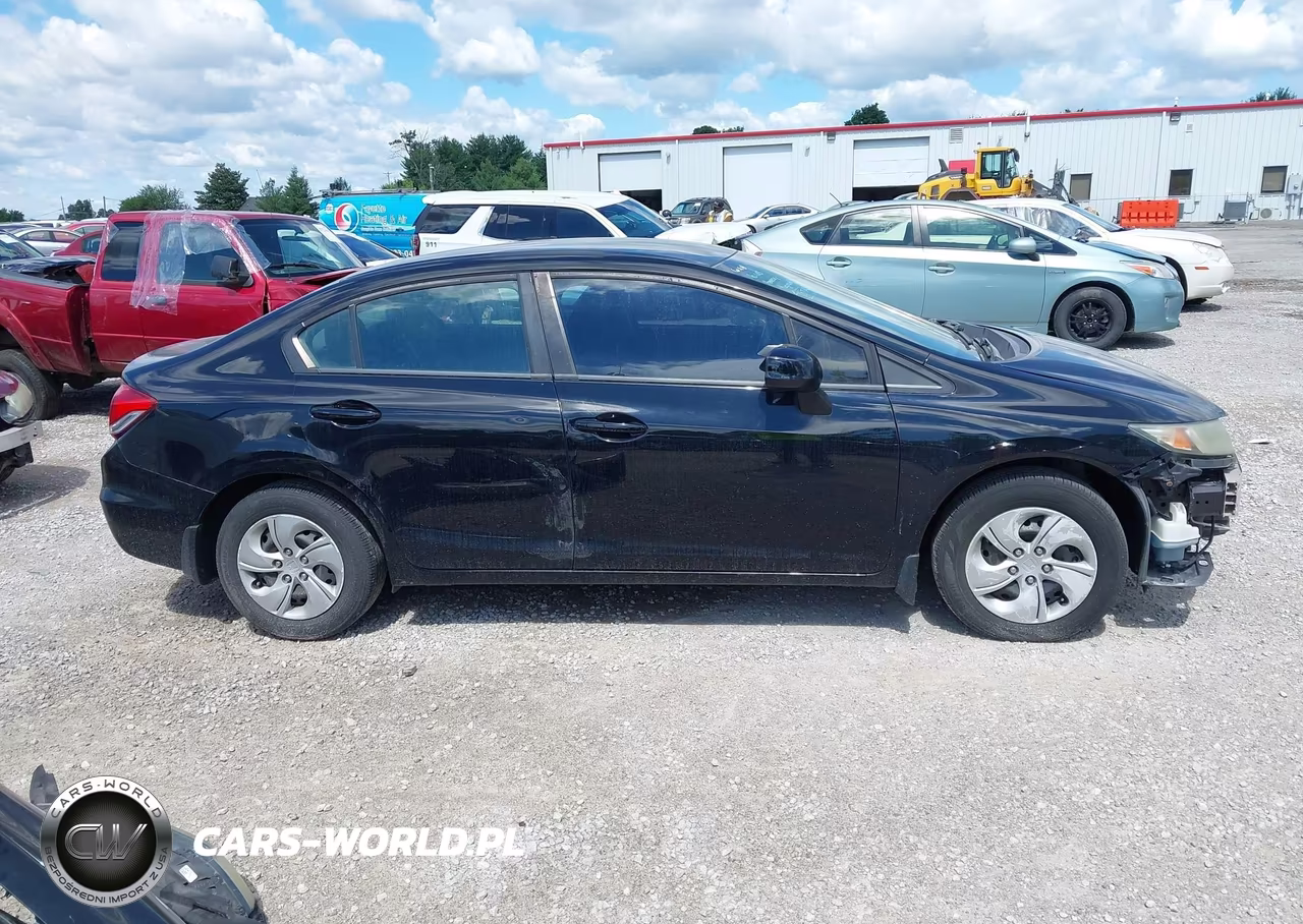 2013 Honda Civic Lx VIN:19XFB2F59DE054672 - 14