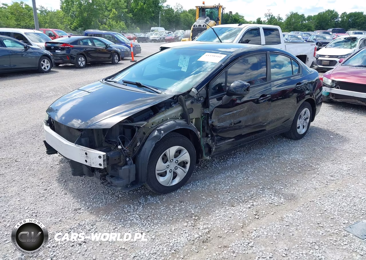 2013 Honda Civic Lx VIN:19XFB2F59DE054672 - 2