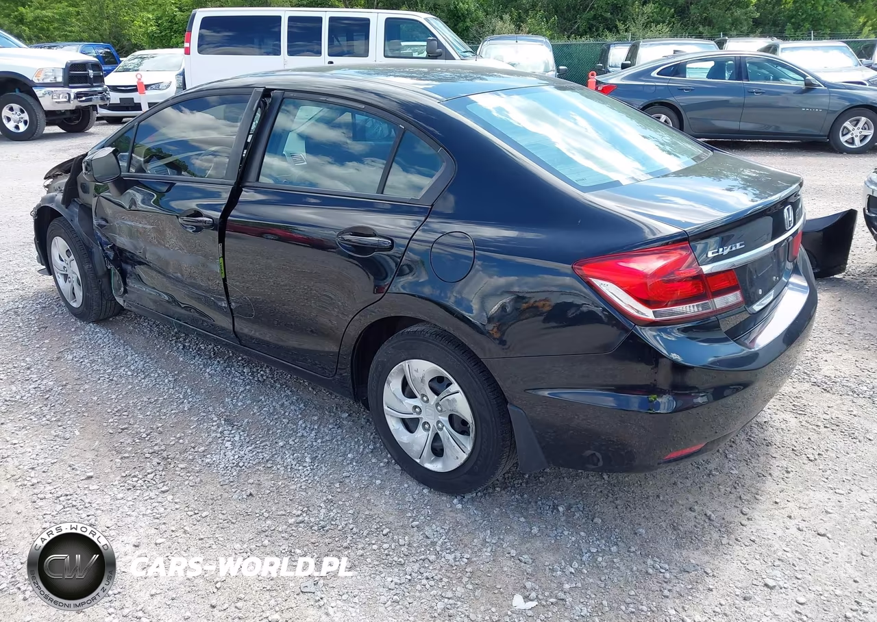 2013 Honda Civic Lx VIN:19XFB2F59DE054672 - 3