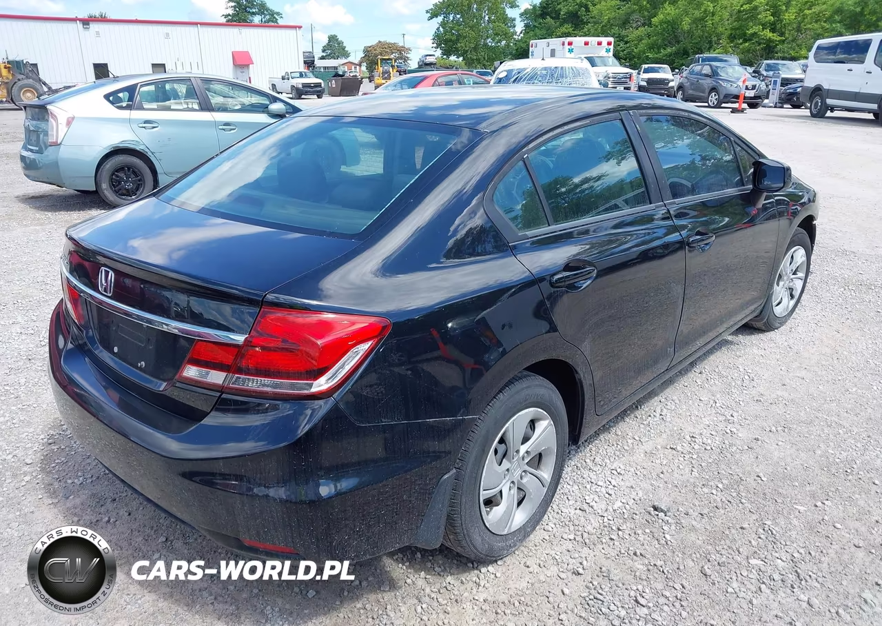 2013 Honda Civic Lx VIN:19XFB2F59DE054672 - 4