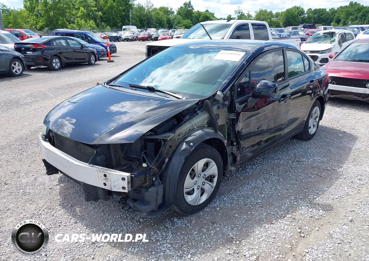 2013 Honda Civic Lx VIN:19XFB2F59DE054672 - 6