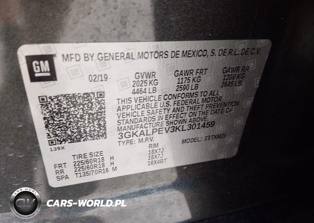 2019 GMC Terrain Slt VIN:3GKALPEV3KL301459 - 9
