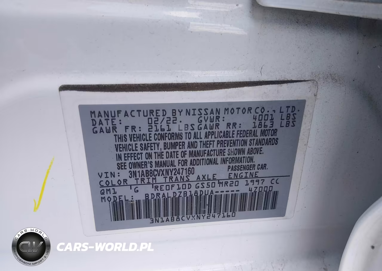 2022 Nissan Sentra Sv Xtronic Cvt VIN:3N1AB8CVXNY247160 - 9
