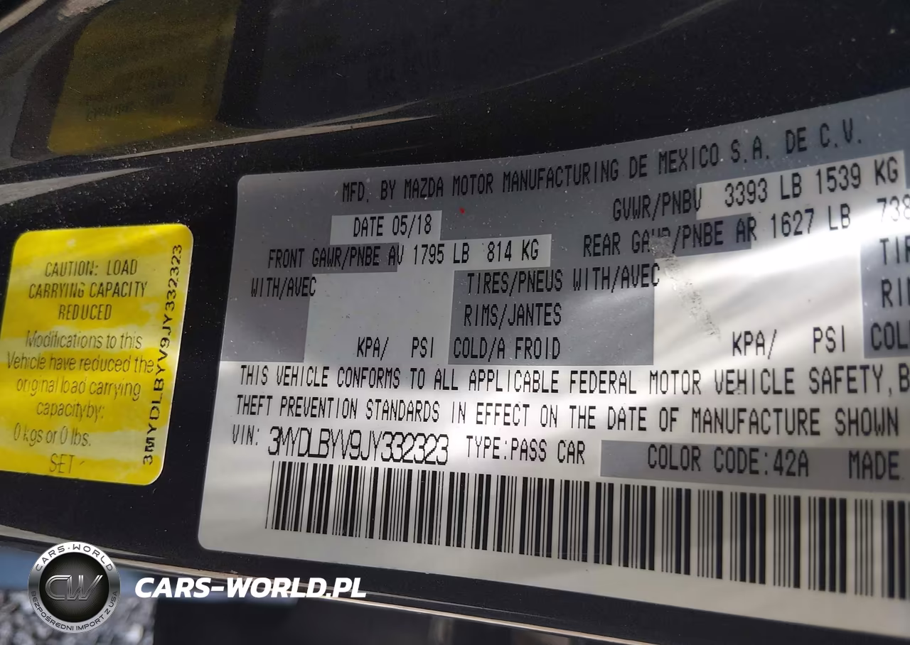 2018 Toyota Yaris Ia VIN:3MYDLBYV9JY332323 - 9