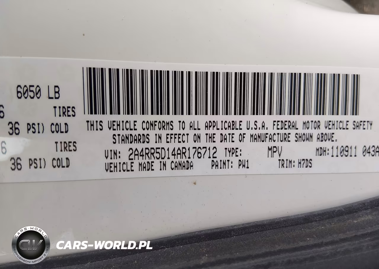 2010 Chrysler Town & Country Touring VIN:2A4RR5D14AR176712 - 9