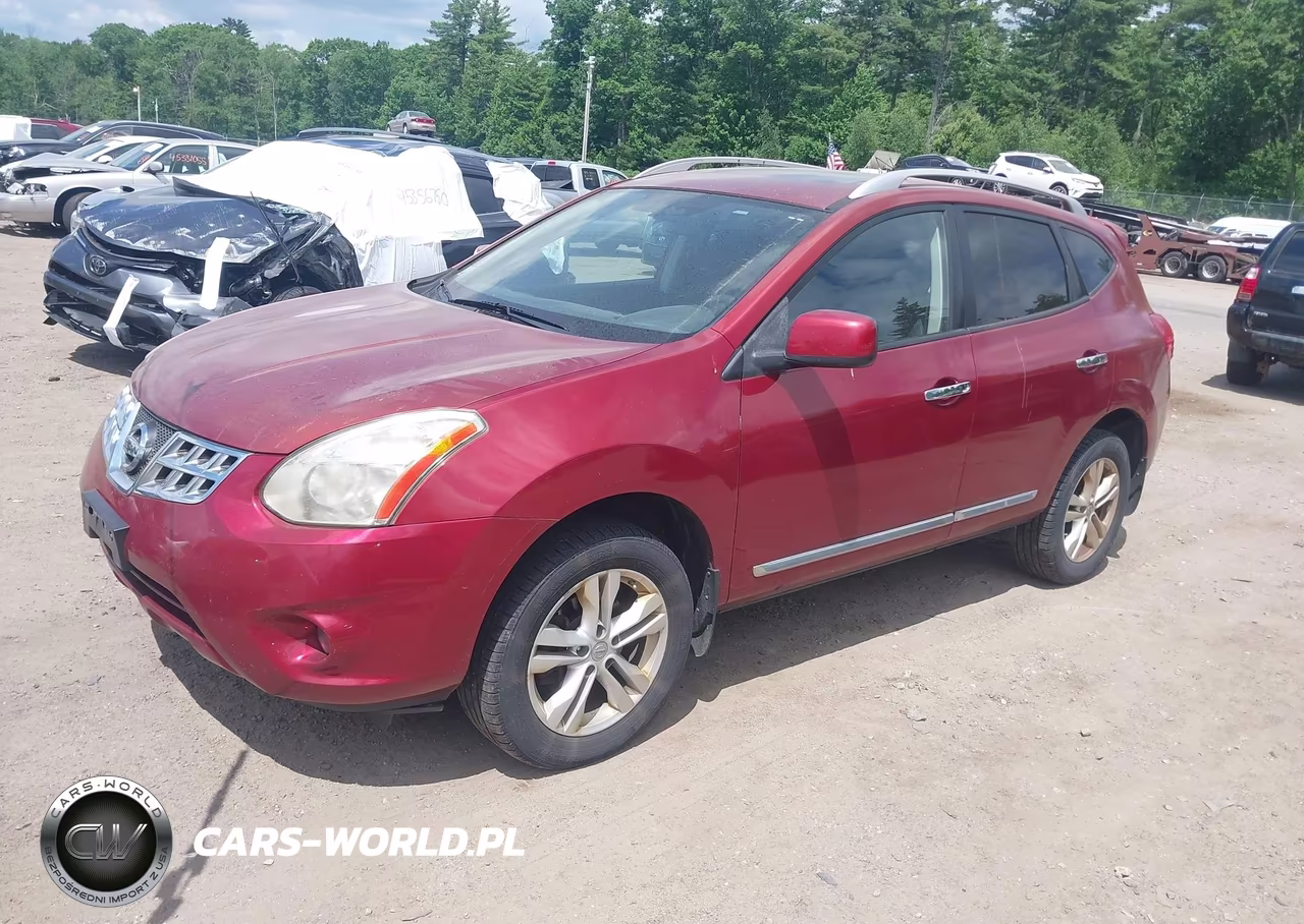 2013 Nissan Rogue Sv VIN:JN8AS5MV5DW124158 - 2