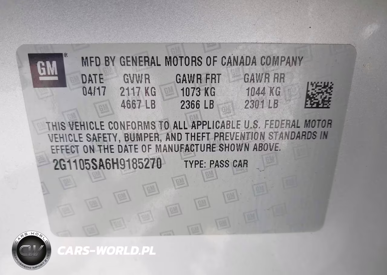 2017 Chevrolet Impala 1Lt VIN:2G1105SA6H9185270 - 9
