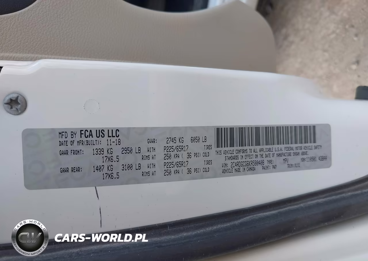 2019 Dodge Grand Caravan Sxt VIN:2C4RDGCG6KR580408 - 9