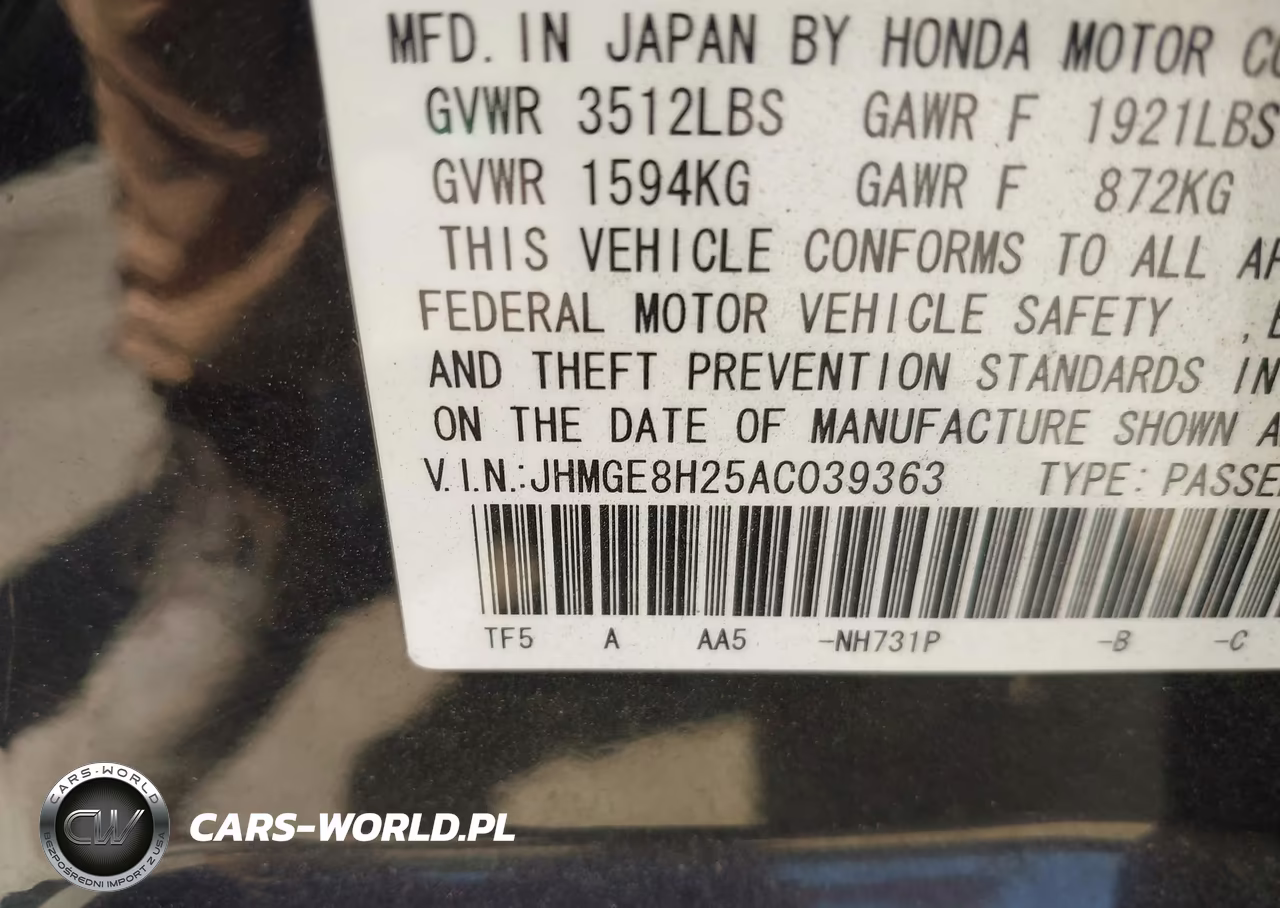 2010 Honda Fit VIN:JHMGE8H25AC039363 - 9