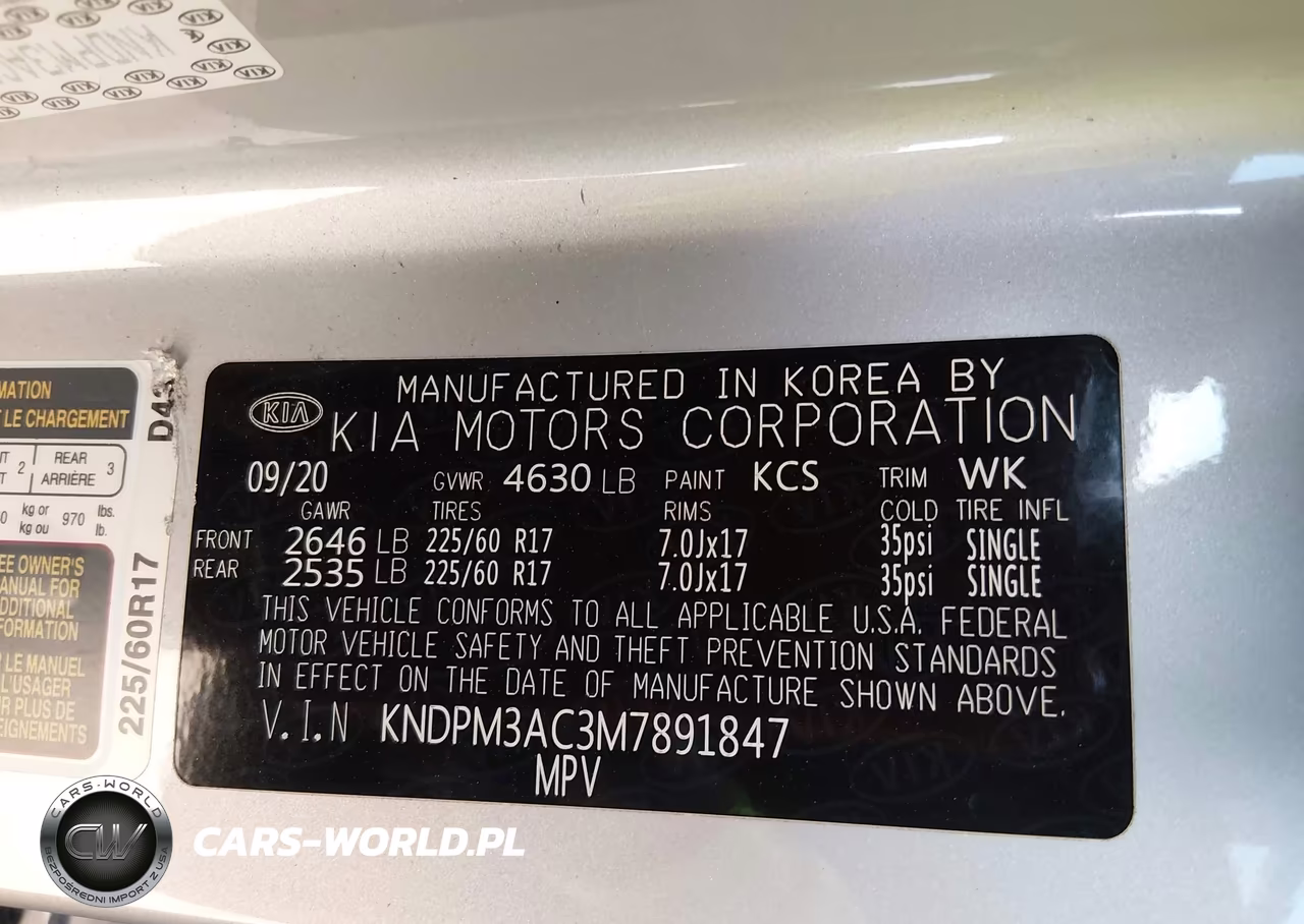 2021 Kia Sportage Lx VIN:KNDPM3AC3M7891847 - 9