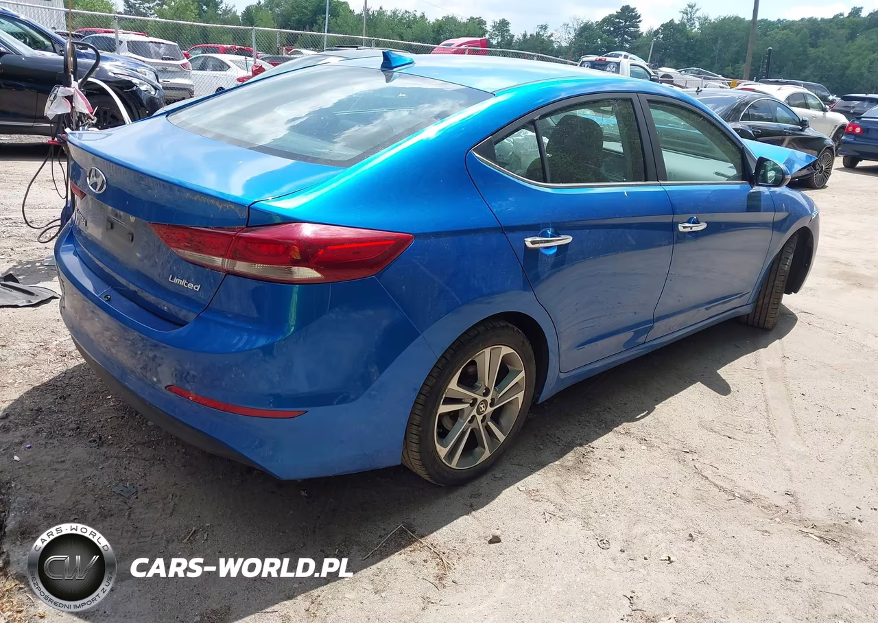 2017 Hyundai Elantra Limited VIN:KMHD84LF9HU284259 - 4