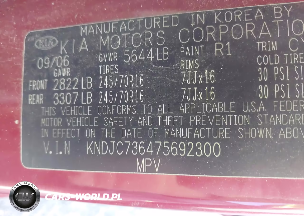 2007 Kia Sorento Lx VIN:KNDJC736475692300 - 9