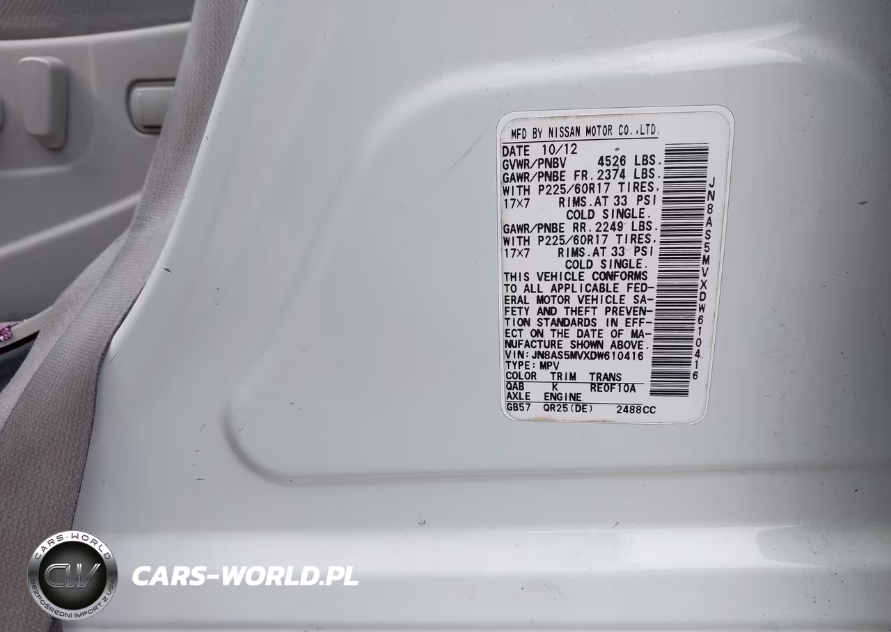 2013 Nissan Rogue Sv VIN:JN8AS5MVXDW610416 - 9