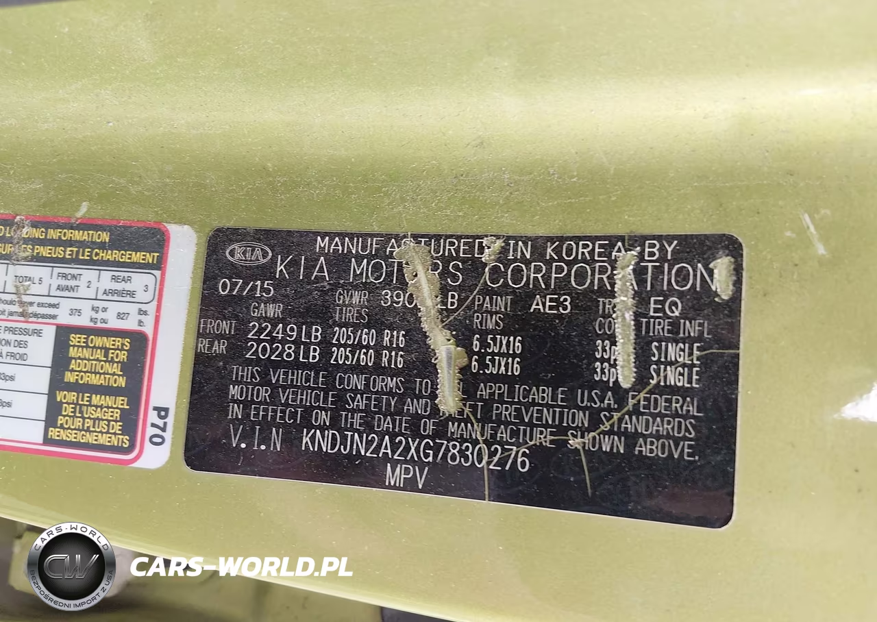 2016 Kia Soul VIN:KNDJN2A2XG7830276 - 9