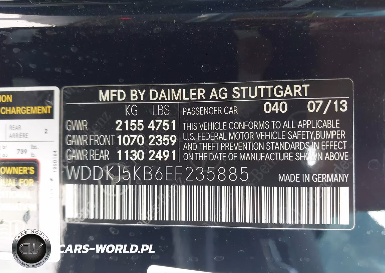 2014 Mercedes-Benz E 350 VIN:WDDKJ5KB6EF235885 - 9