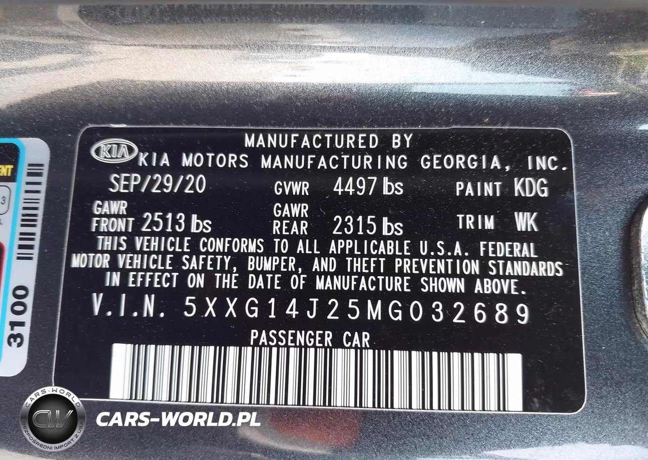 2021 Kia K5 Lxs VIN:5XXG14J25MG032689 - 9