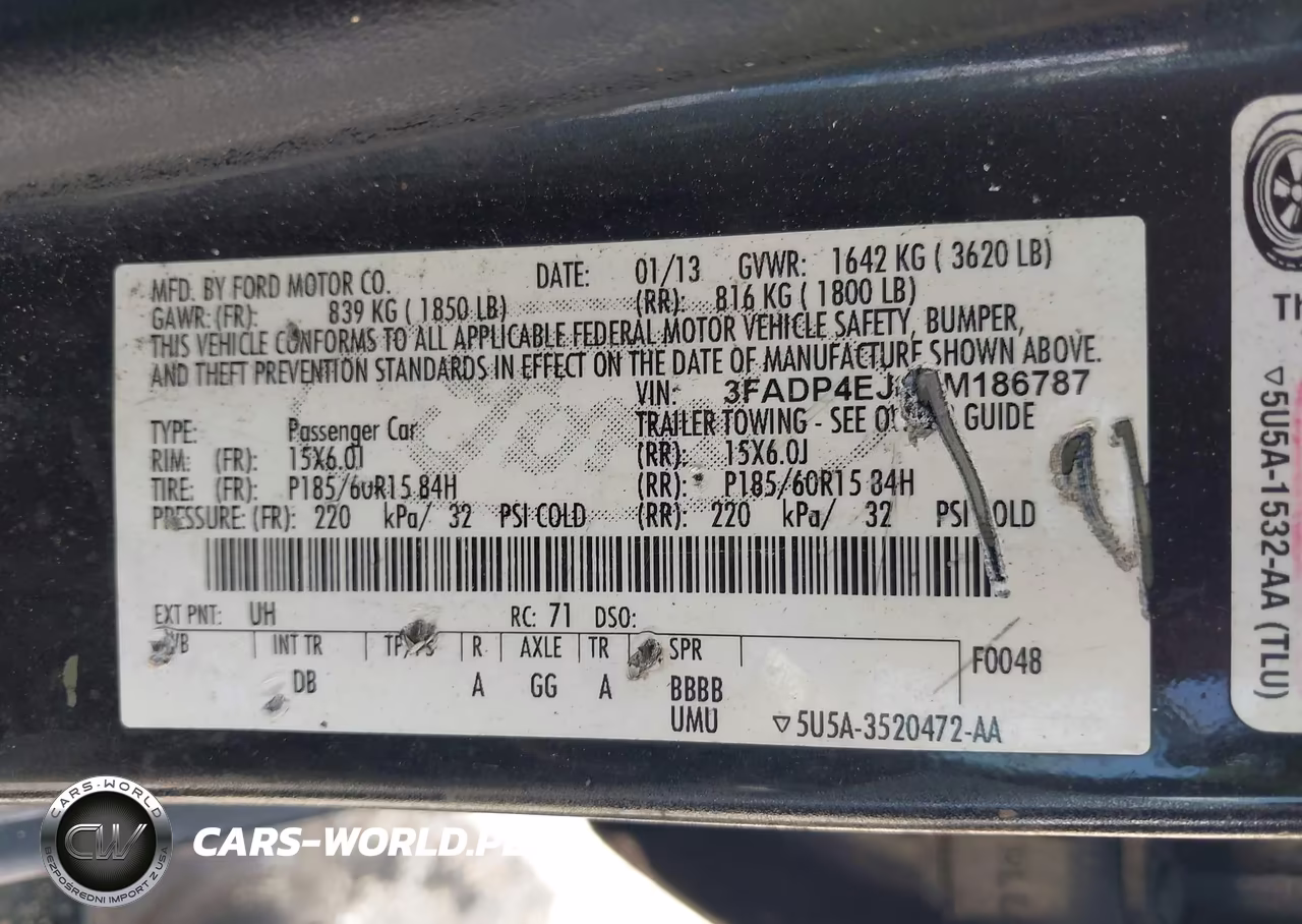 2013 Ford Fiesta Se VIN:3FADP4EJ8DM186787 - 9