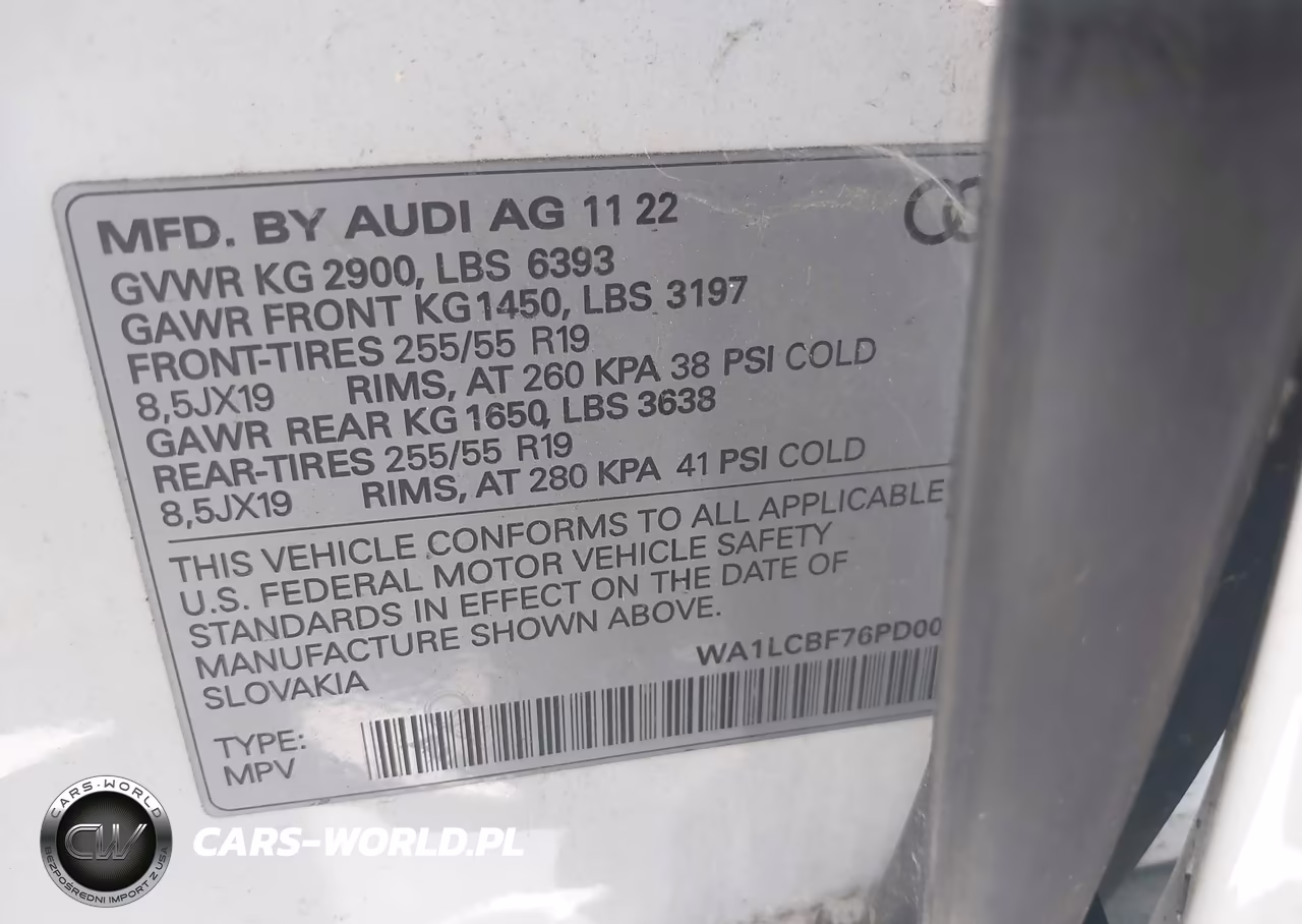 2023 Audi Q7 Premium Plus 45 Tfsi Quattro Tiptronic VIN:WA1LCBF76PD006421 - 9