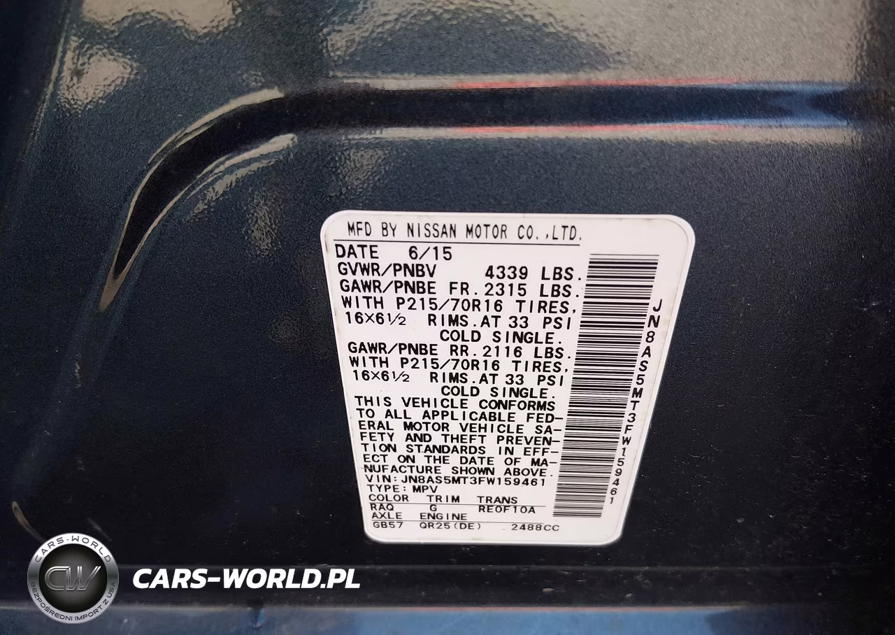 2015 Nissan Rogue Select S VIN:JN8AS5MT3FW159461 - 9
