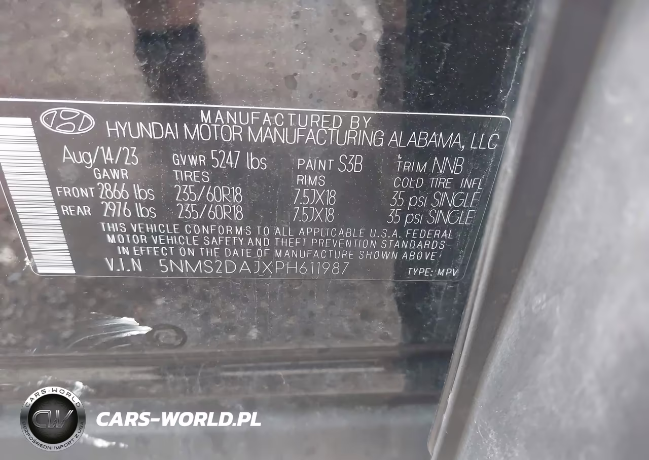 2023 Hyundai Santa Fe Sel VIN:5NMS2DAJXPH611987 - 9
