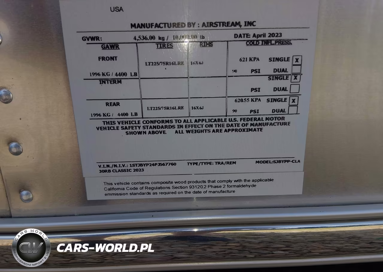 2023 Airstream Classic 30Rb Travel Trailer VIN:1STJBYP24PJ567760 - 9