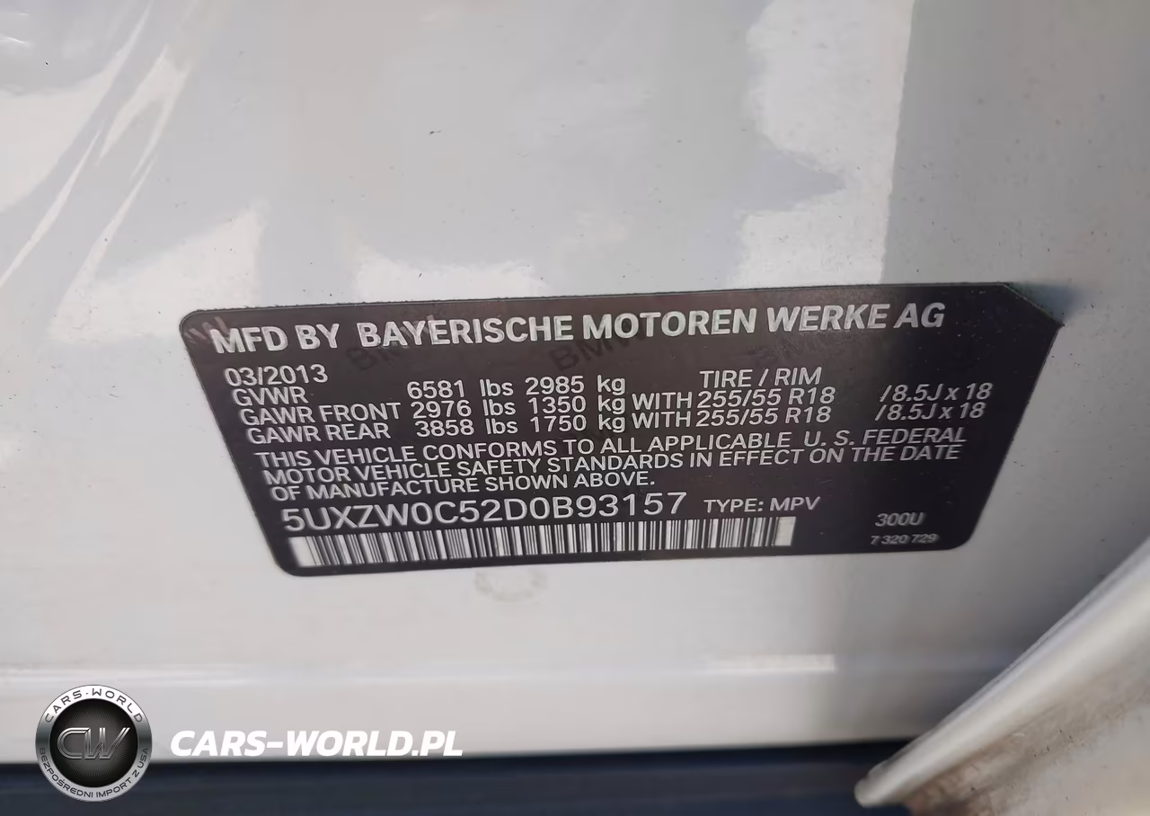 2013 BMW X5 xDrive35D VIN:5UXZW0C52D0B93157 - 9