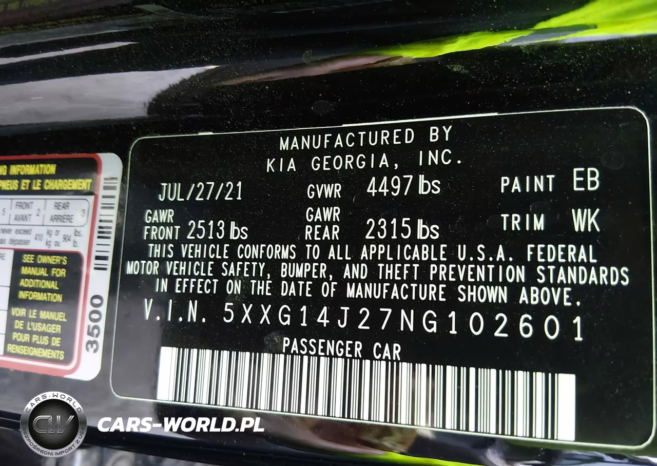 2022 Kia K5 Lxs VIN:5XXG14J27NG102601 - 9