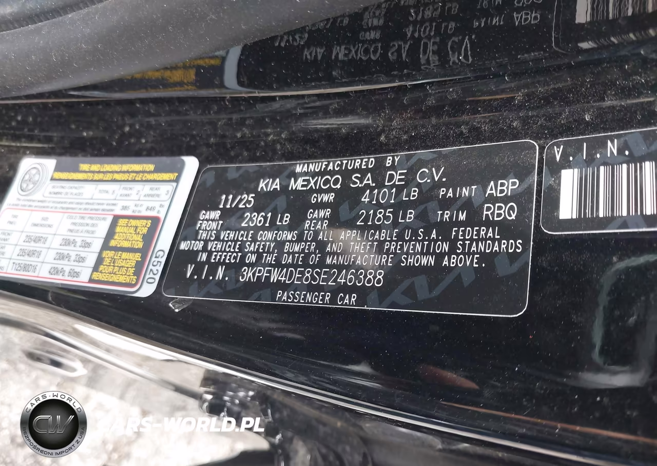 2025 Kia K4 Gt-Line VIN:3KPFW4DE8SE246388 - 9