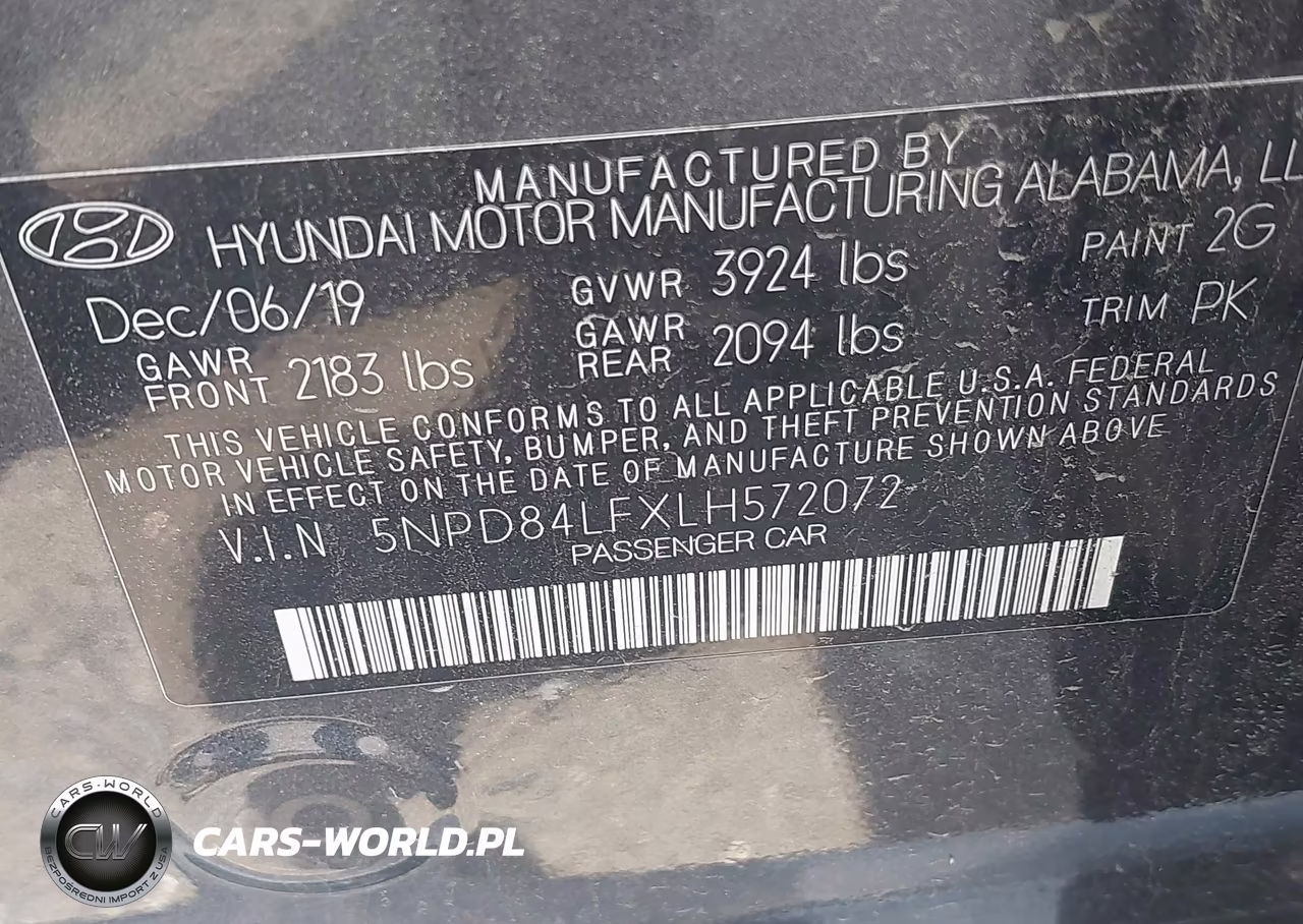 2020 Hyundai Elantra Sel VIN:5NPD84LFXLH572072 - 9