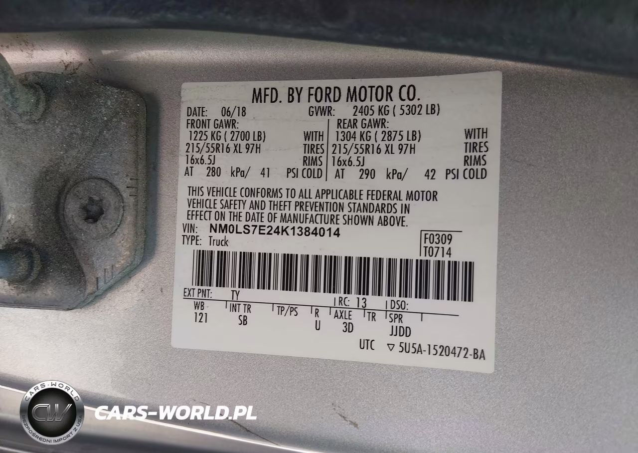 2019 Ford Transit Connect Xl VIN:NM0LS7E24K1384014 - 9