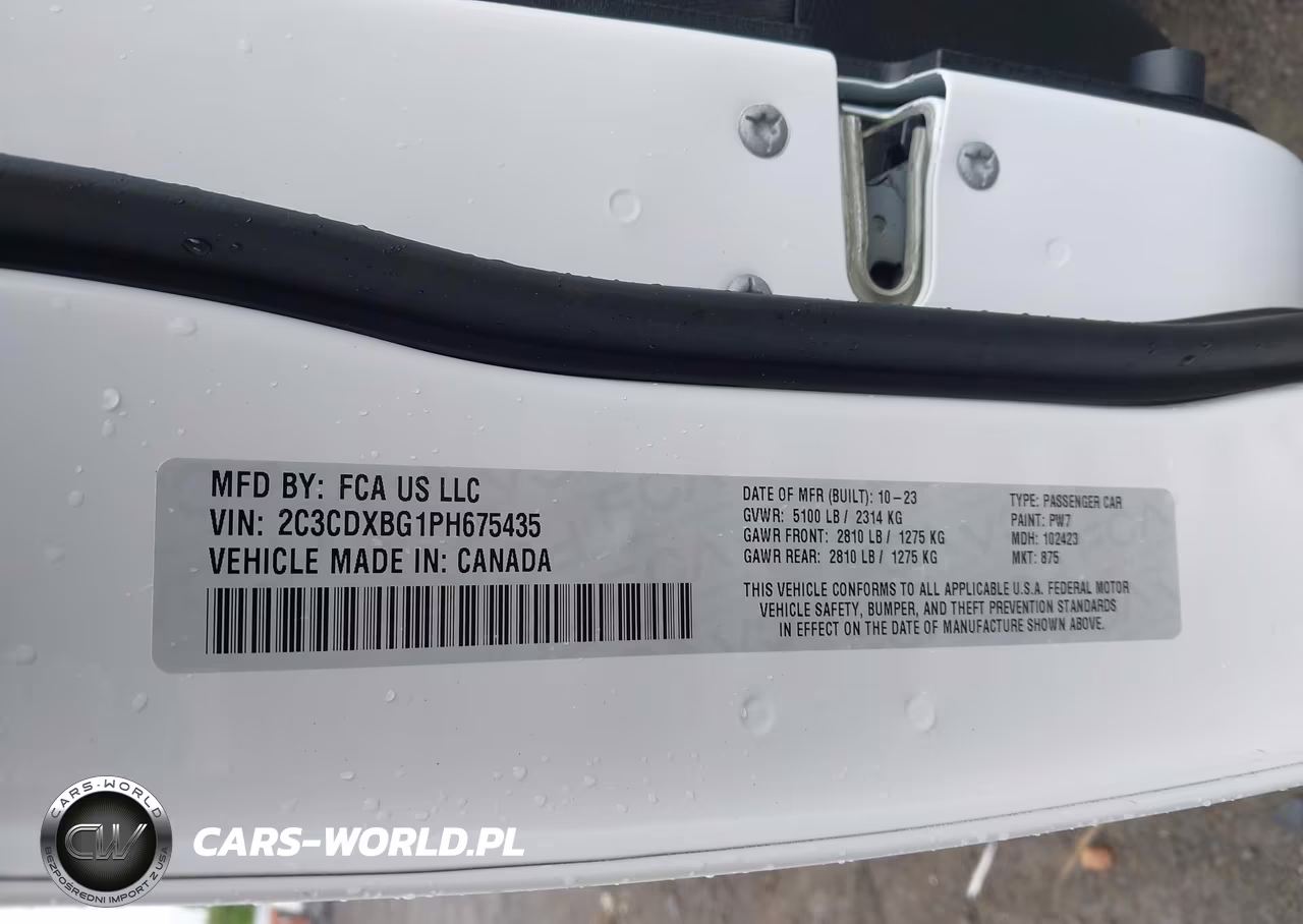 2023 Dodge Charger Sxt VIN:2C3CDXBG1PH675435 - 9