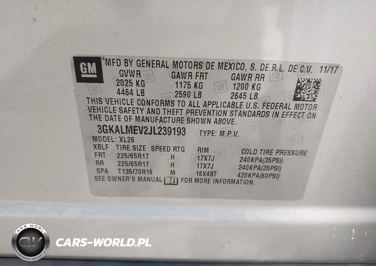 2018 GMC Terrain Sle VIN:3GKALMEV2JL239193 - 9