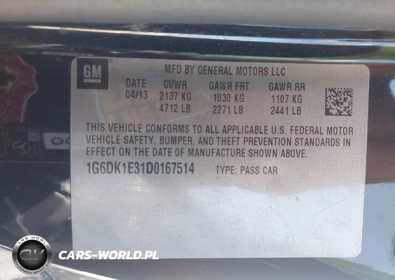 2013 Cadillac Cts Performance VIN:1G6DK1E31D0167514 - 9