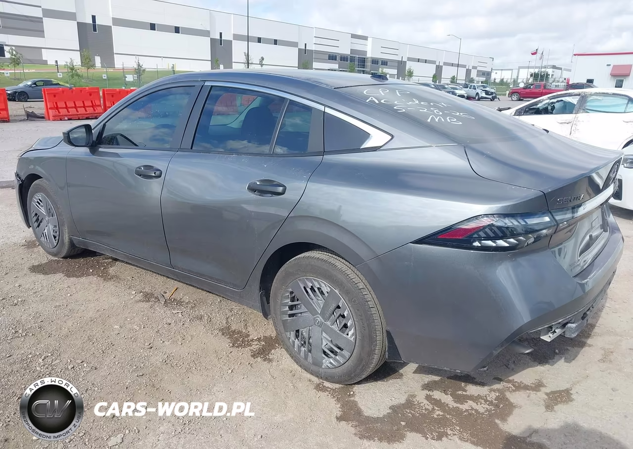 2026 Nissan Sentra S VIN:3N1AB9BV6TY217187 - 3