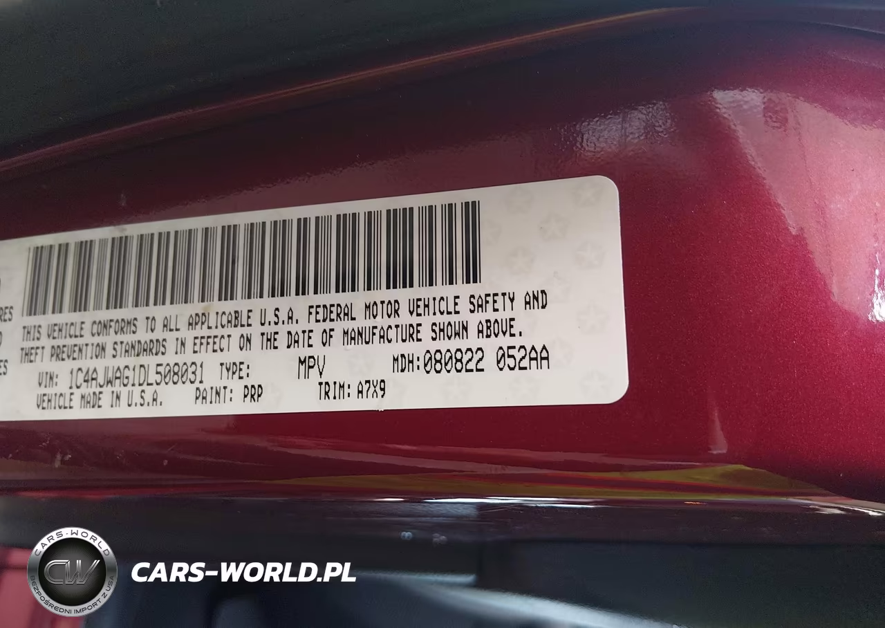 2013 Jeep Wrangler Sport VIN:1C4AJWAG1DL508031 - 9