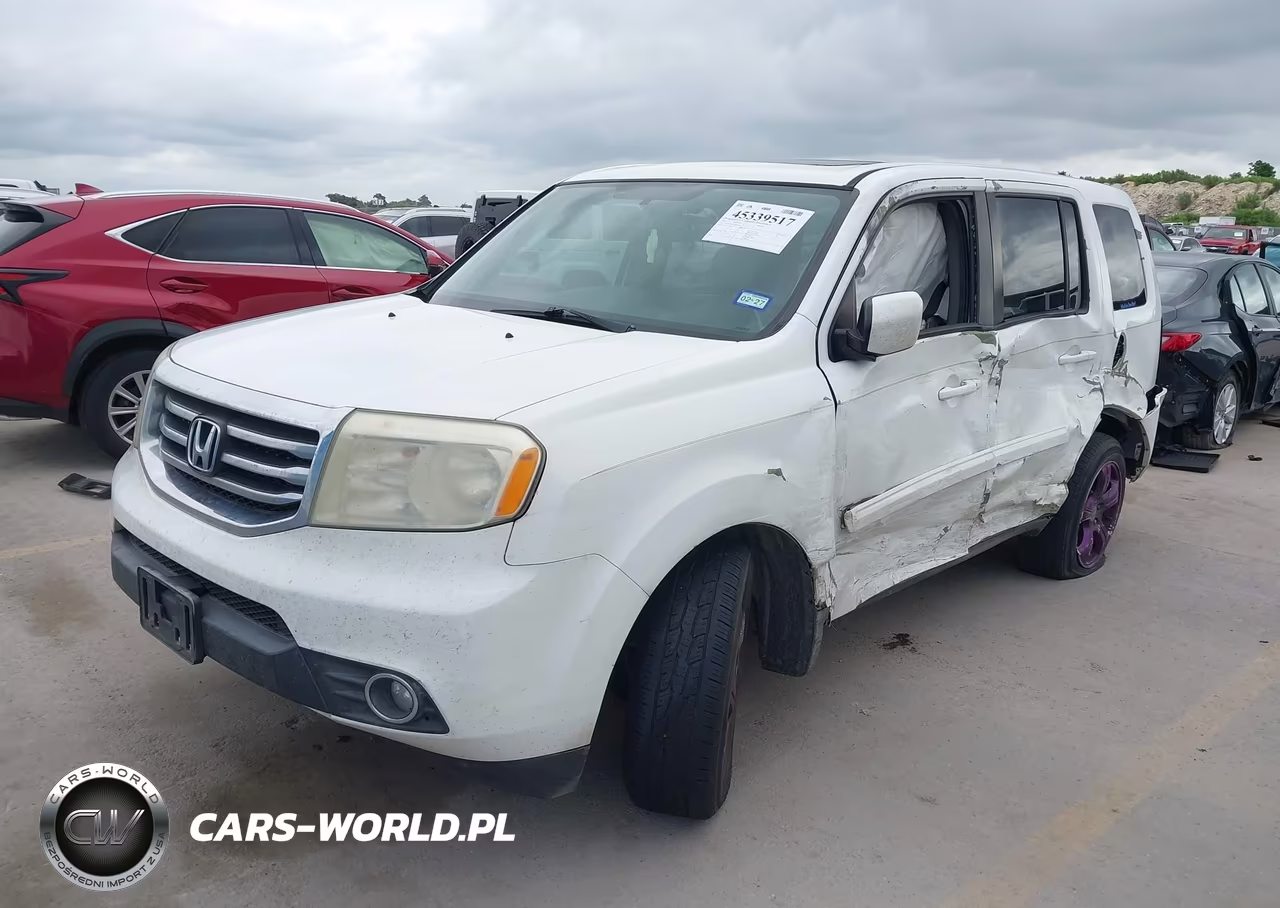 2013 Honda Pilot Ex-L VIN:5FNYF3H51DB013656 - 2