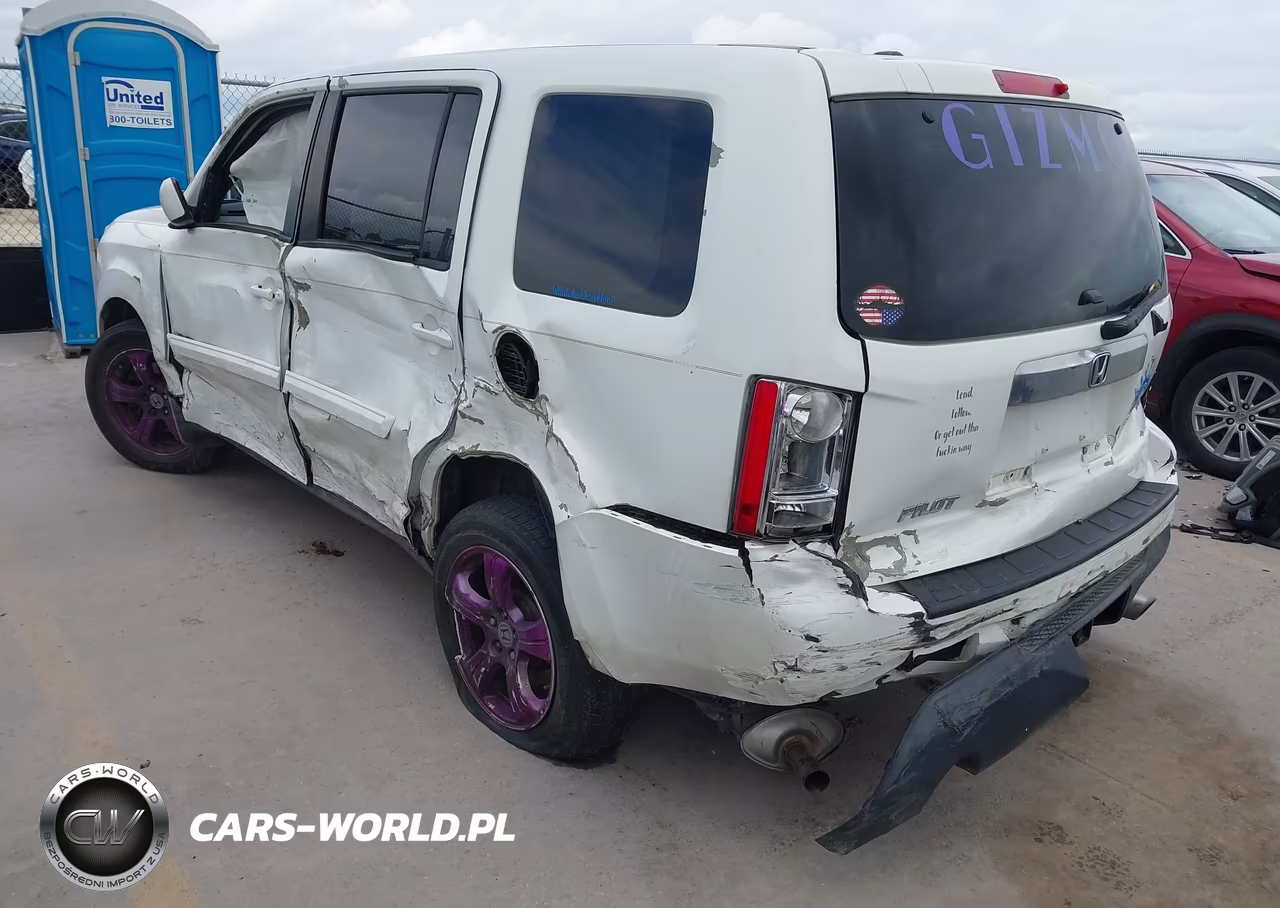 2013 Honda Pilot Ex-L VIN:5FNYF3H51DB013656 - 3